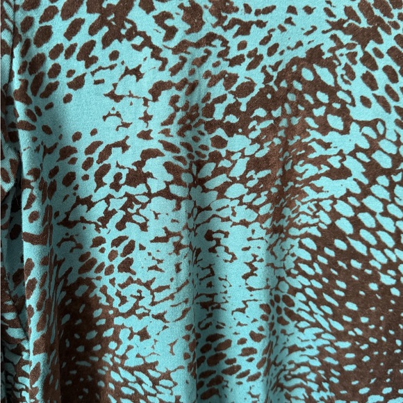 Chico's Teal and Black Long Sleeve Top - Picture 2 of 7